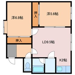 シーダSパレスの物件間取画像